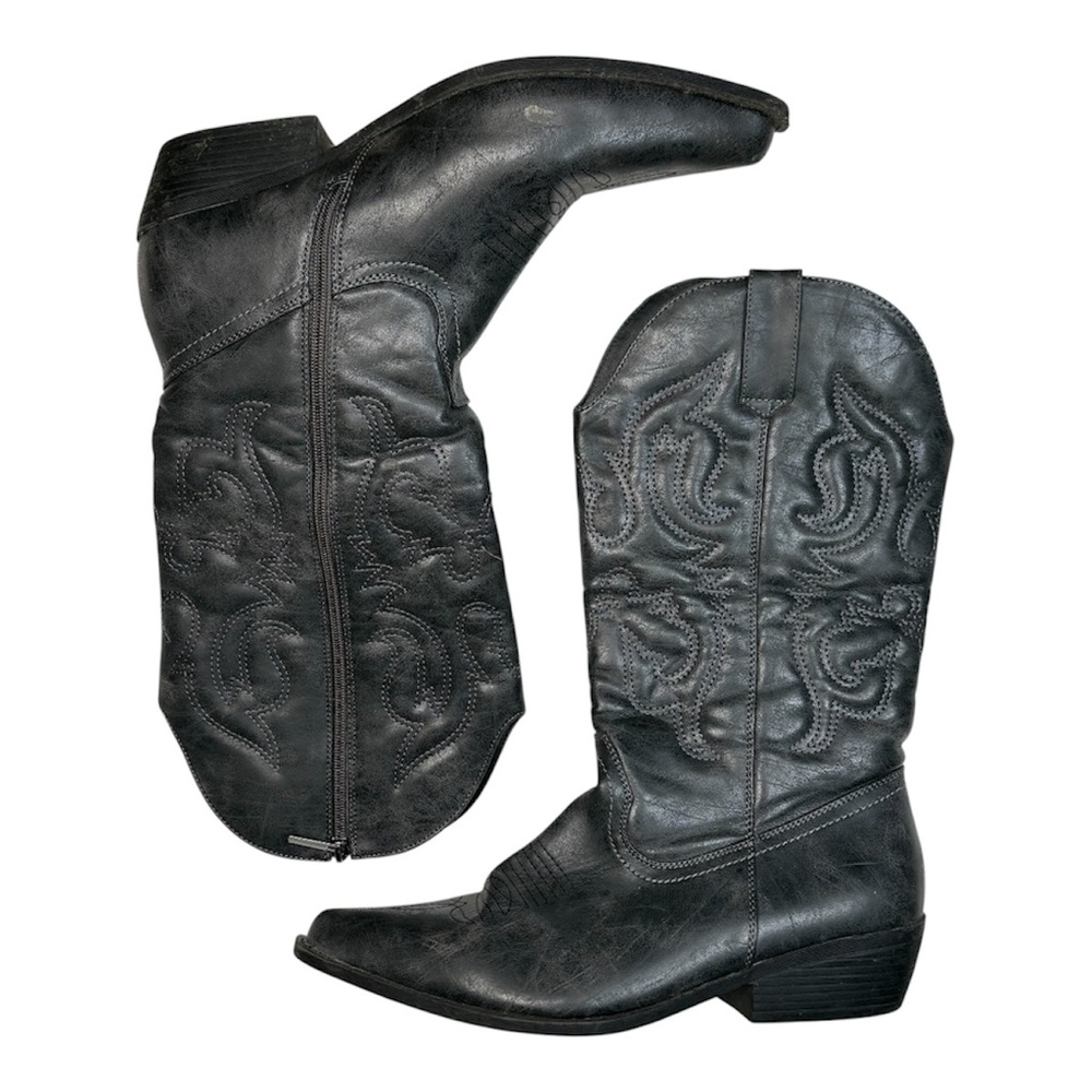 Black Cloudwalkers Western Cowboy Boots